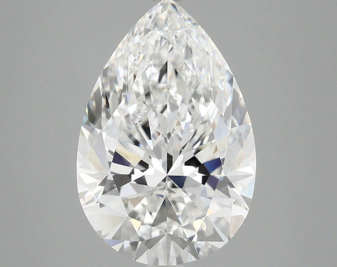 5.07 Carat Pear Cut Lab Grown Diamond, VS1/E
