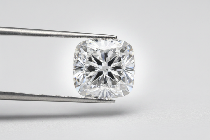 5.01 Carat Cushion Lab Grown Diamond, VS1/E