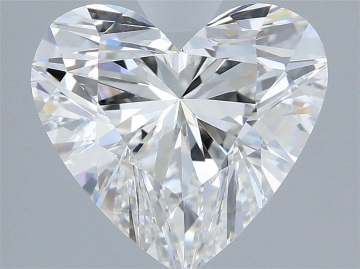 Diamant cultivé en laboratoire, taille cœur, 2,08 carats, VVS2/E