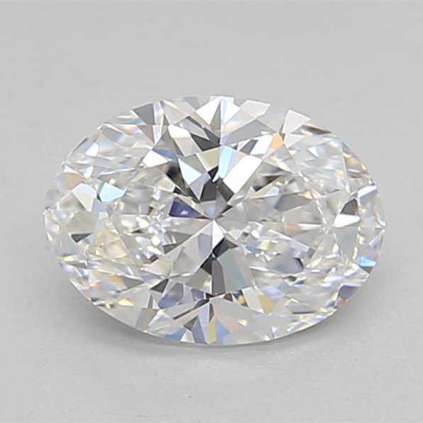 Diamante oval cultivado em laboratório de 1 quilate VVS1 D