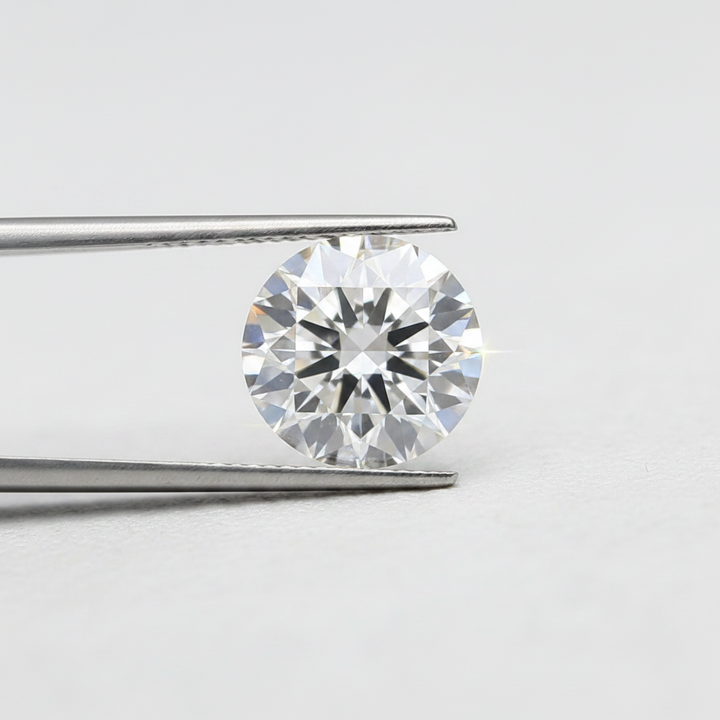 1 karaat ronde laboratorium-gegroeide diamant, VVS2/D