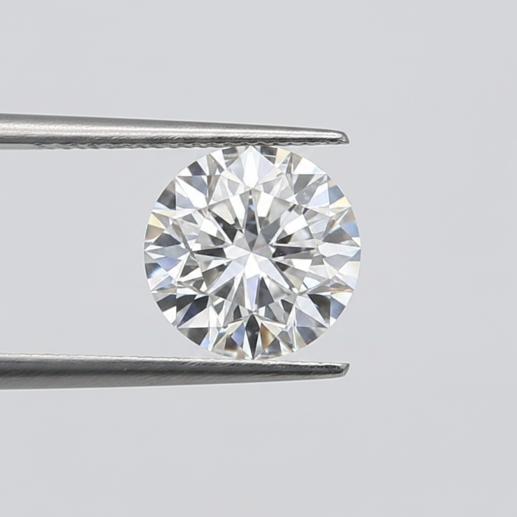 1 karaat ronde laboratorium-gegroeide diamant, VVS1/G