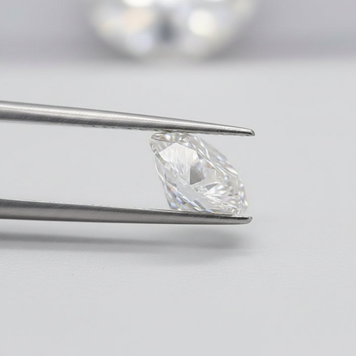 1 karaat ronde laboratorium-gegroeide diamant, VVS2/D