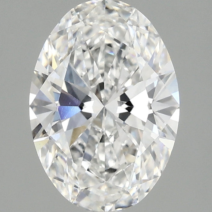 2.00 Carat Oval Cut E VS1 Lab Grown Diamond with Excellent Cut