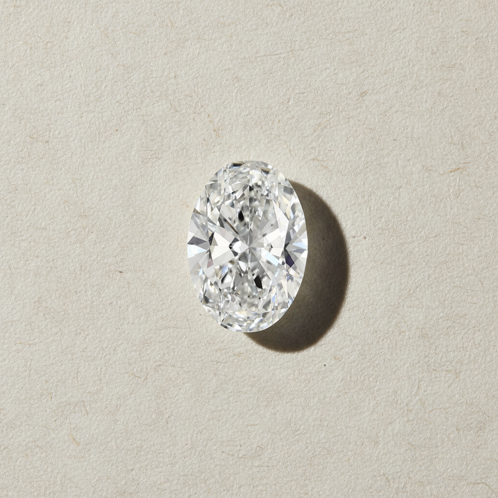 2.00 Carat Oval Cut E VVS2 Lab Grown Diamond