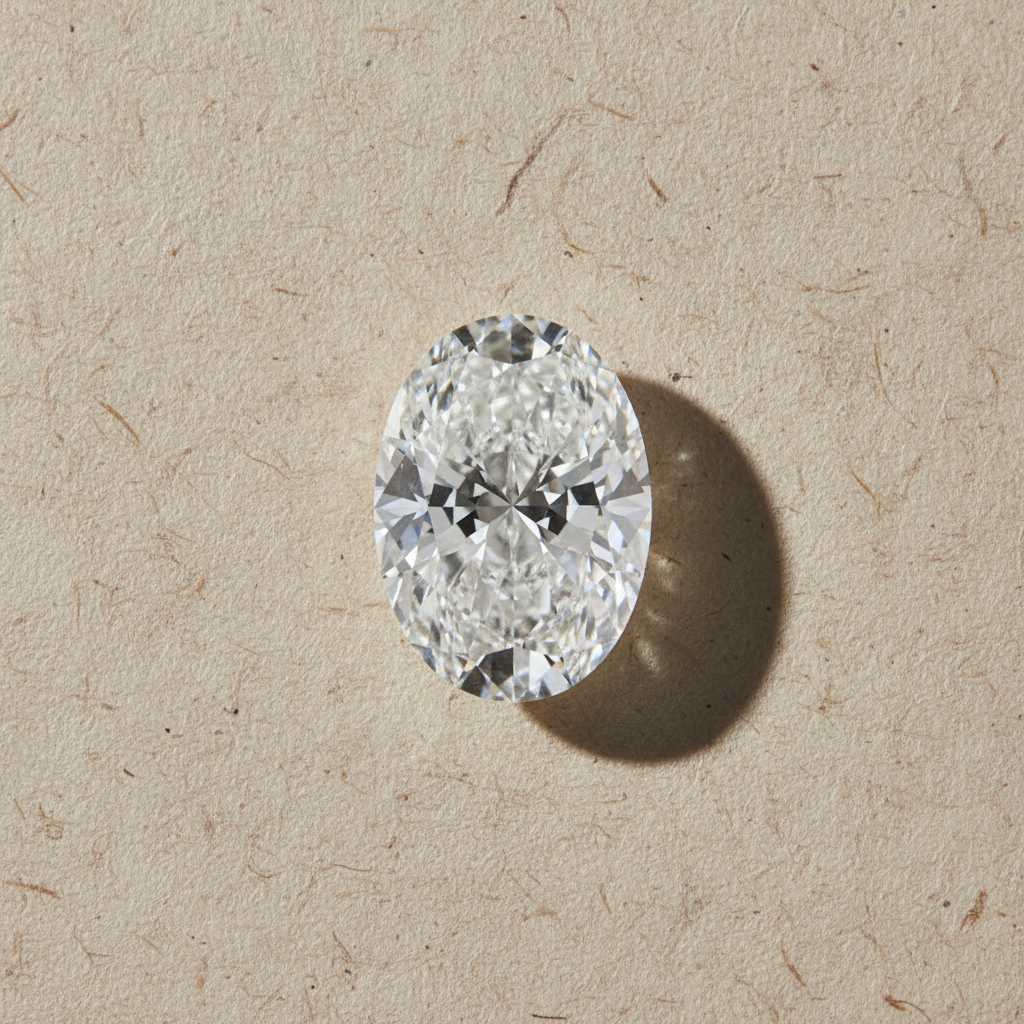 2.01 Carat Oval Cut E VVS2 Lab Grown Diamond