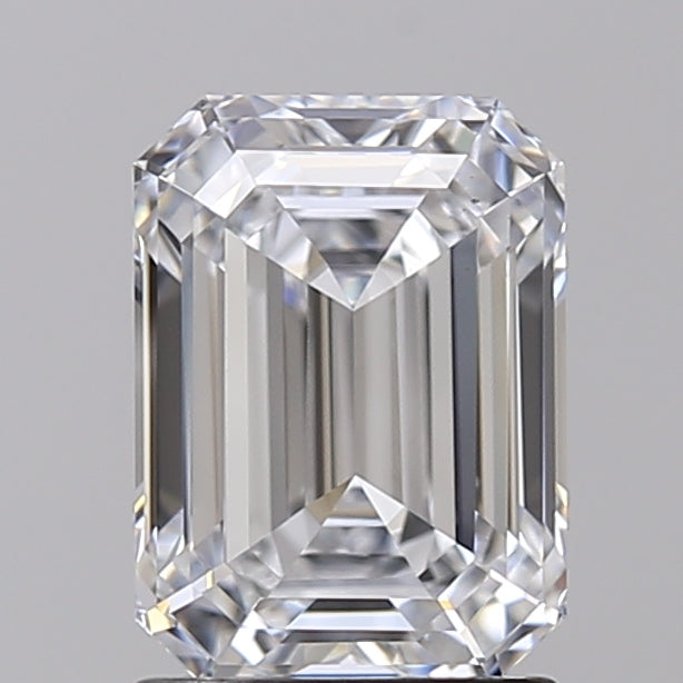 2.00 CT Emerald Cut Lab-Grown Diamond, D Color, VS1 Clarity