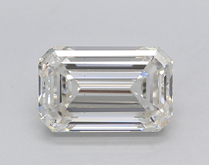 2.00 CT Emerald Cut Lab-Grown Diamond, G Color, VS1 Clarity