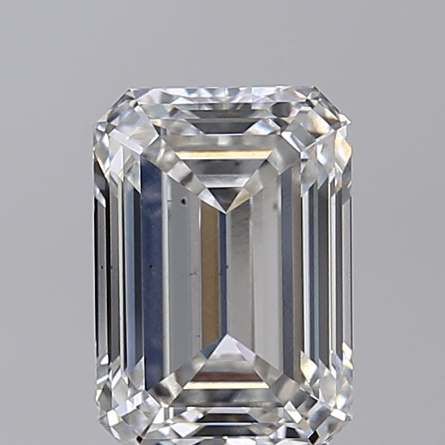2.00 CT Emerald Cut Lab-Grown Diamond, G Color, VS2 Clarity

