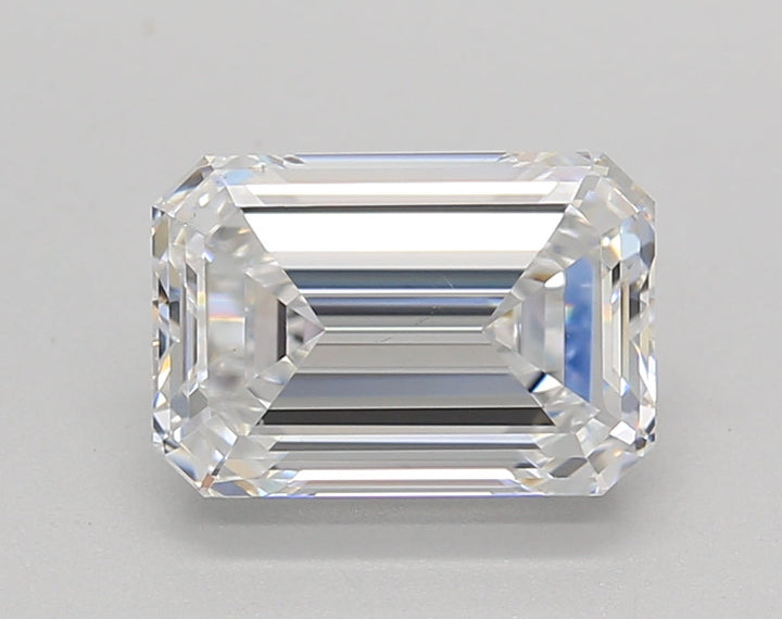 2.00 CT Lab-Grown Emerald Cut Diamond - IGI Certified, D Color, VS2 Clarity