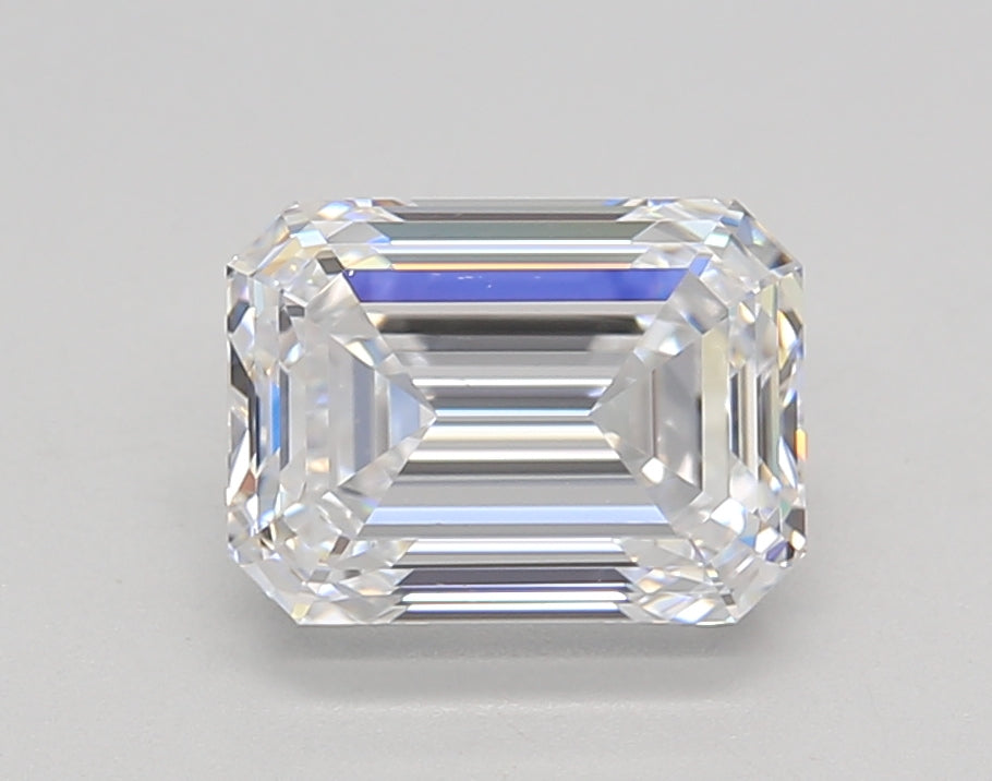 2.00 CT Lab-Grown Emerald Cut Diamond - IGI Certified, D Color, VS2 Clarity