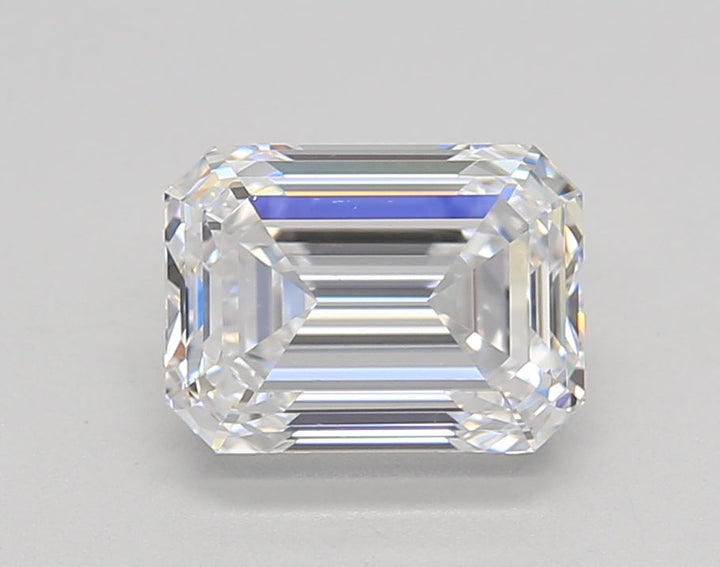 2.00 CT Lab-Grown Emerald Cut Diamond - IGI Certified, D Color, VS2 Clarity