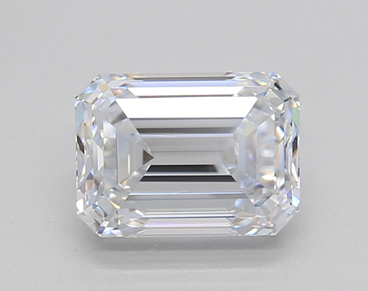 2.00 CT Lab-Grown Emerald Cut Diamond - IGI Certified, E Color, VS1 Clarity