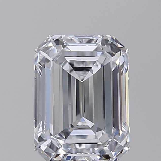 2.00 CT Lab-Grown Emerald Cut Diamond - IGI Certified, E Color, VVS2 Clarity