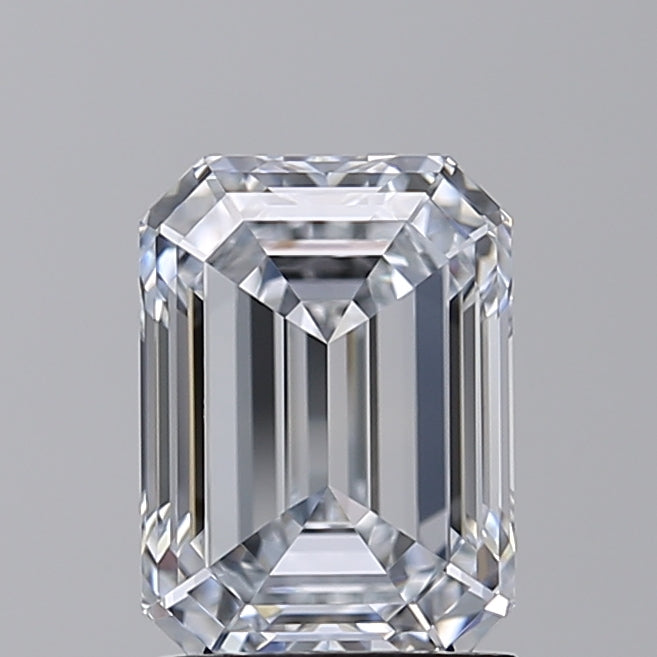 2.00 CT Lab-Grown Emerald Cut Diamond - IGI Certified, F Color, VVS1 Clarity