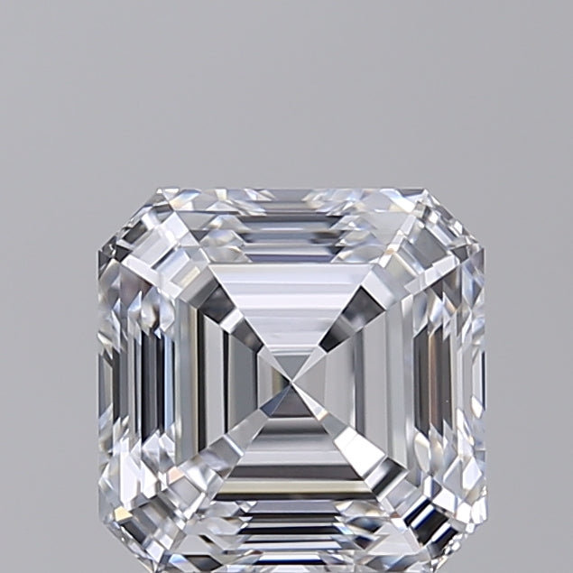 2.00 CT Square Emerald Lab-Grown Diamond - VS1 Clarity, D Color, IGI Certified
