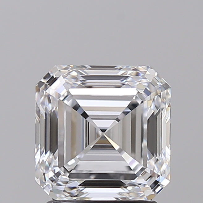 2.00 CT Square Emerald Lab-Grown Diamond - VVS2 Clarity, D Color, IGI Certified