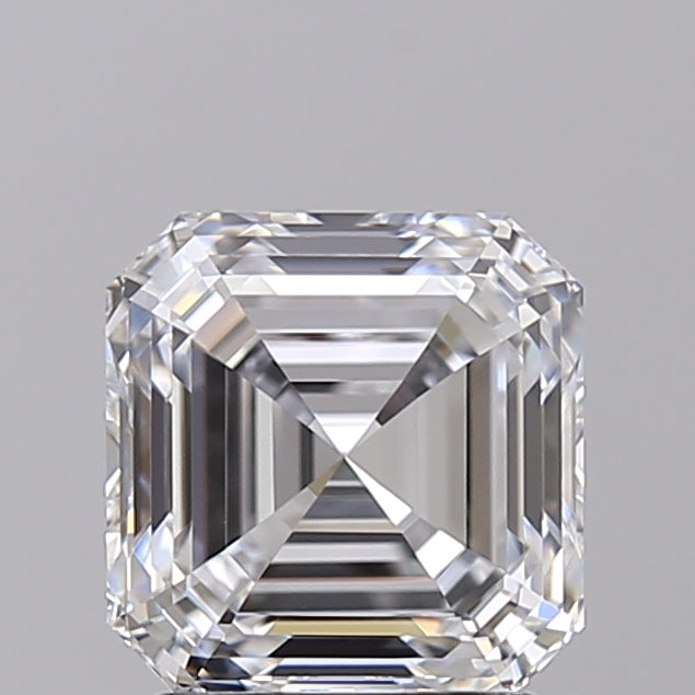 2.00 CT Square Emerald Lab-Grown Diamond - VVS2 Clarity, D Color, IGI Certified