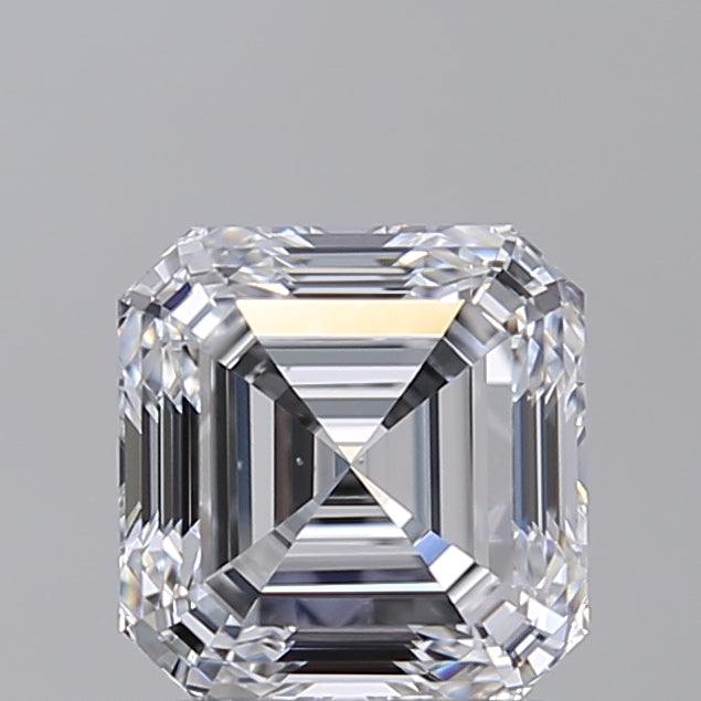 2.00 CT Square Emerald Lab Grown Diamond | IGI Certified, D Color, VS1 Clarity