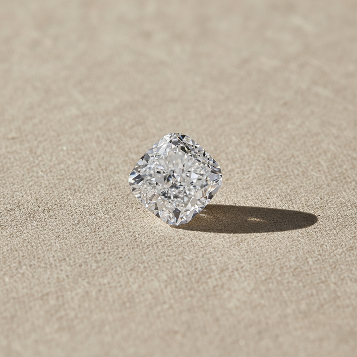 Diamant cultivé en laboratoire taille coussin de 2,00 carats, VS2/E