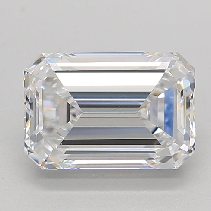 2.00 Carat Emerald Cut Lab Grown Diamond VS2 D