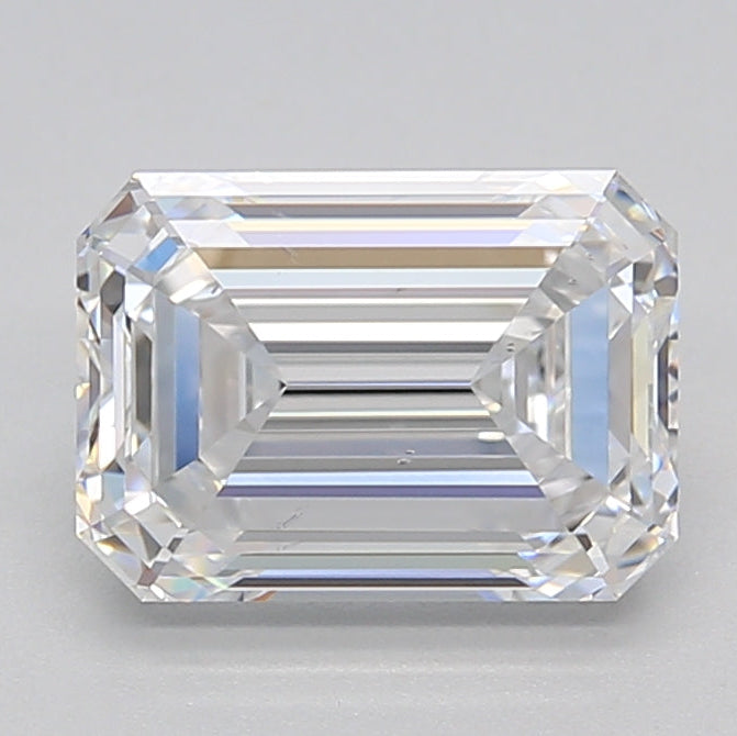2.00 Carat Emerald Cut Lab Grown Diamond VS2 D