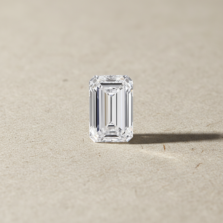 2.00 Carat Emerald Cut Lab Grown Diamond, VVS1/D