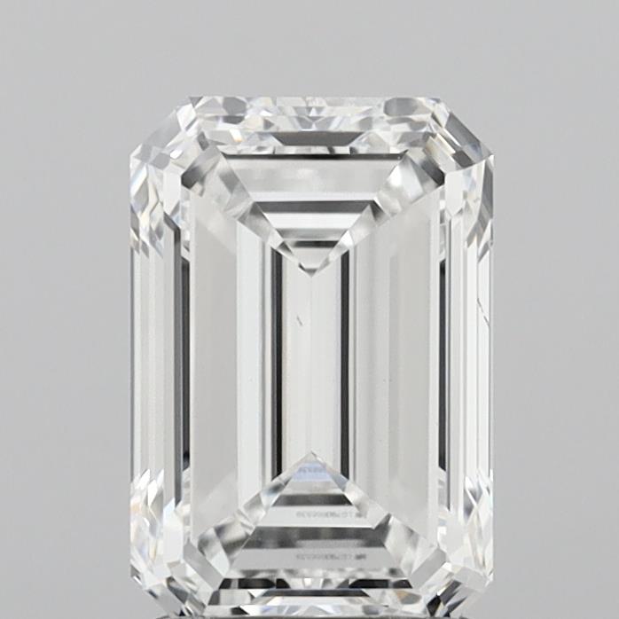 2.00 Carat Emerald Cut Lab Grown Diamond VVS2 E