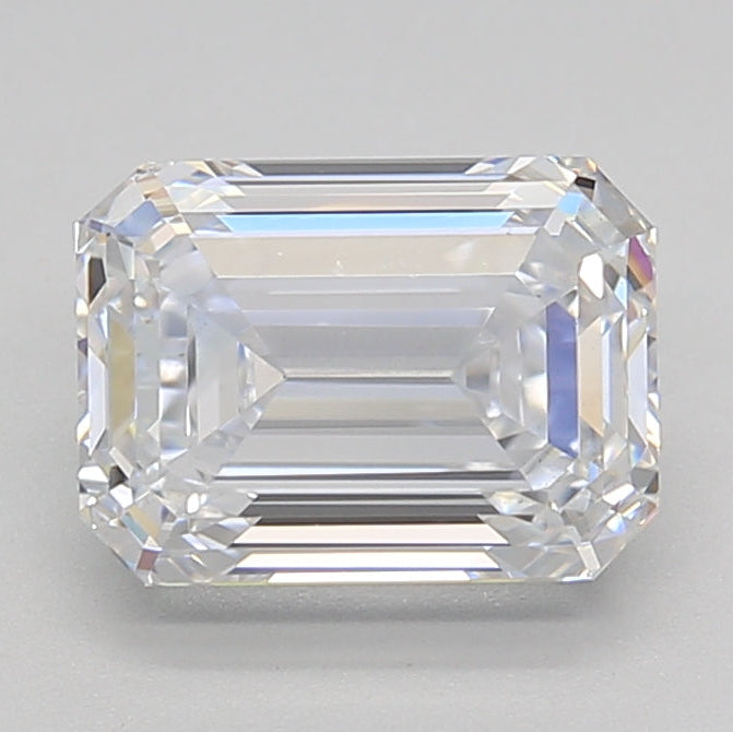 2.00 Carat Emerald Lab Grown Diamond VS1 D