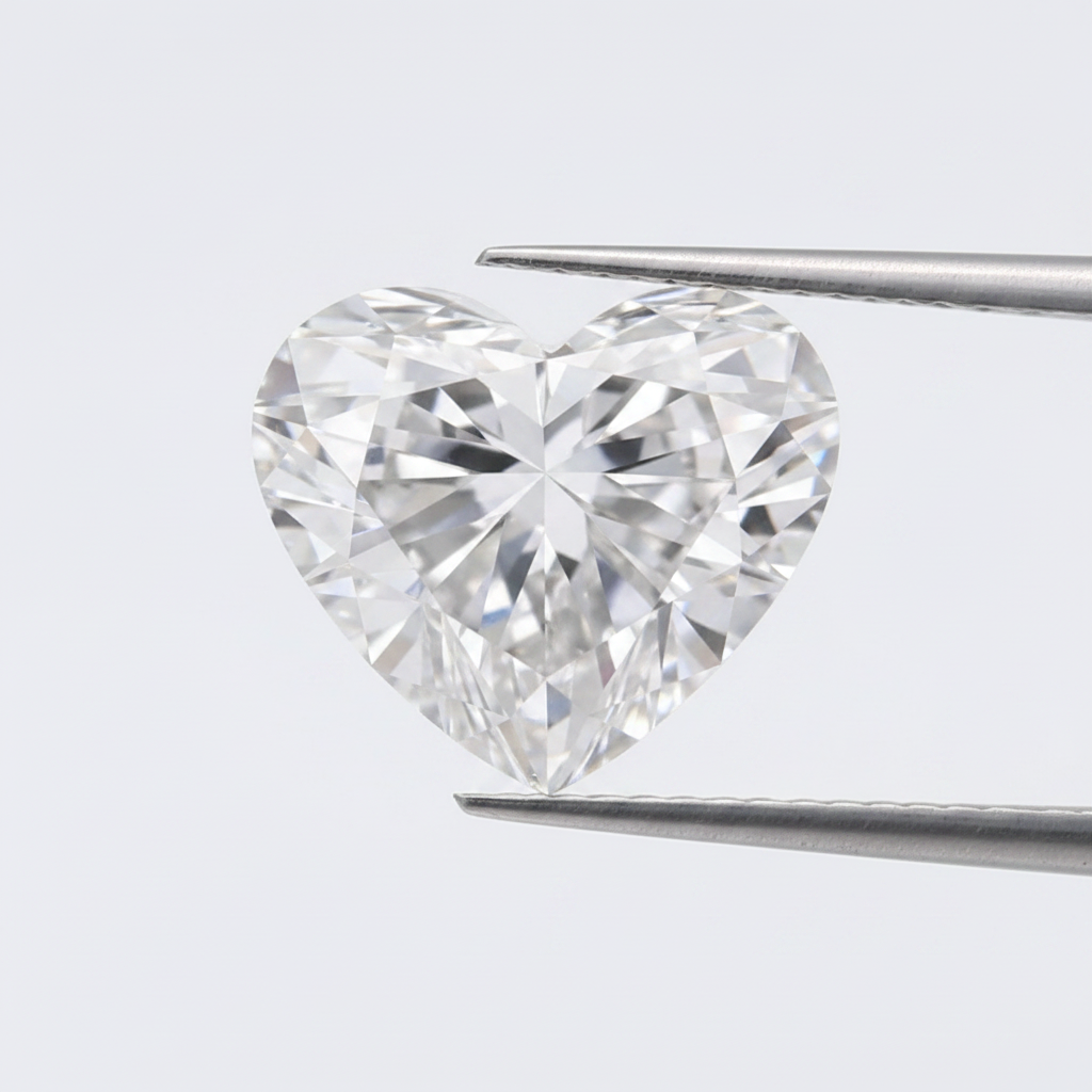 2.00 Carat E VVS1 Heart Shape CVD Lab Grown Diamond IGI Certified
