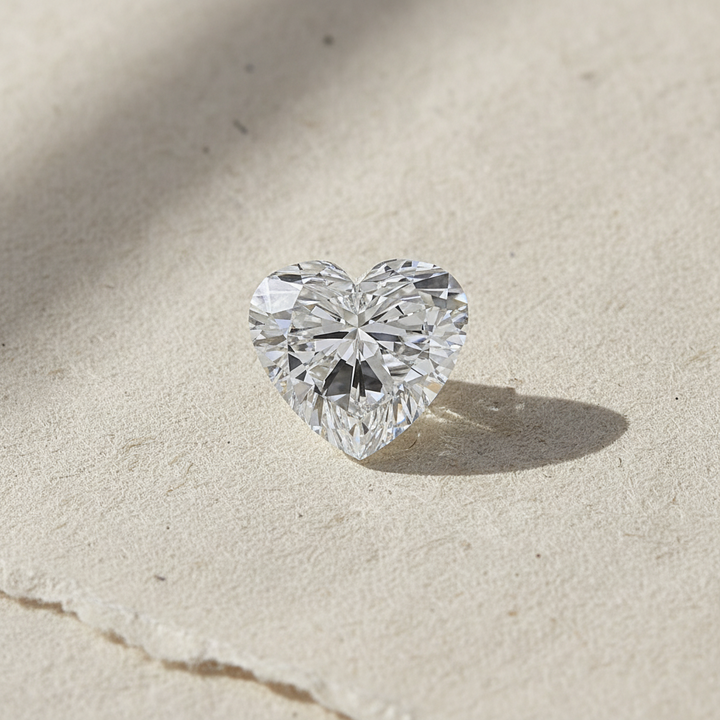 2.00 Carat E Color VS1 Heart Shape CVD Lab Grown Diamond IGI Certified
