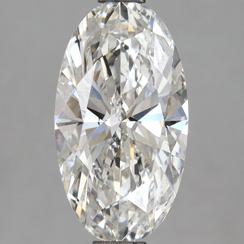 2.00 Carat Moval Lab Grown Diamond VVS2 F