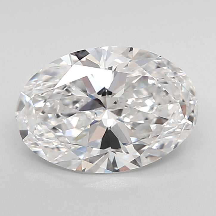 2,00 Karat ovaler, im Labor gezüchteter Diamant VS1 D