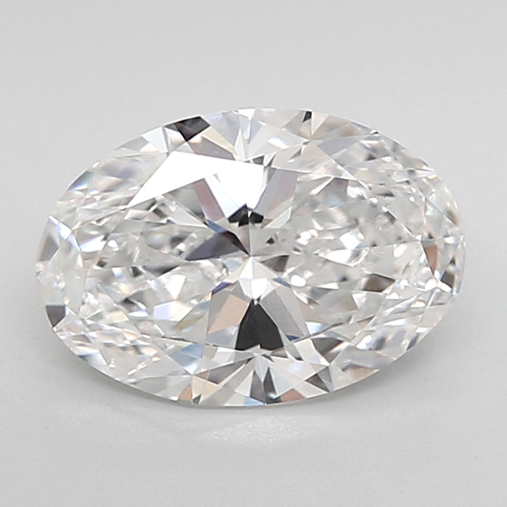 2,00 karaat ovale lab-grown diamant VS1 D
