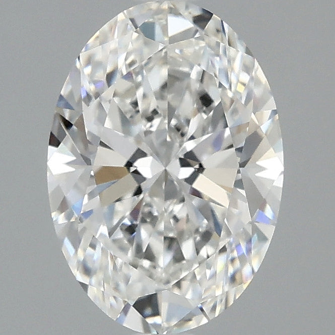 Diamant ovale cultivé en laboratoire de 2,00 carats VVS1 F