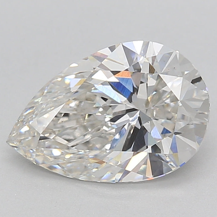 2.00 Carat Pear Cut Lab Grown Diamond VS1 F