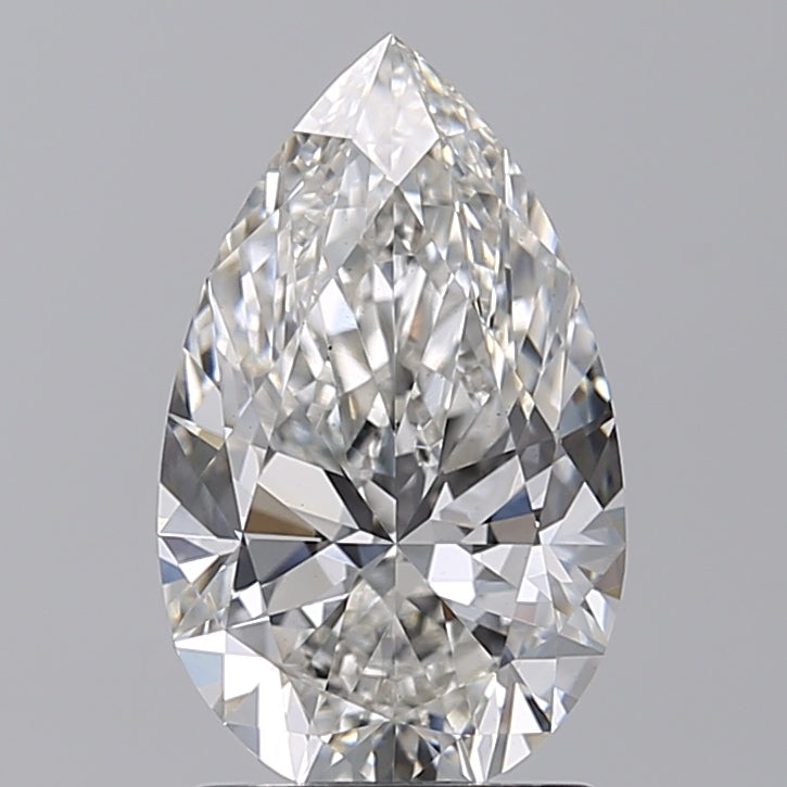 2.00 Carat Pear Cut Lab Grown Diamond VS1 G