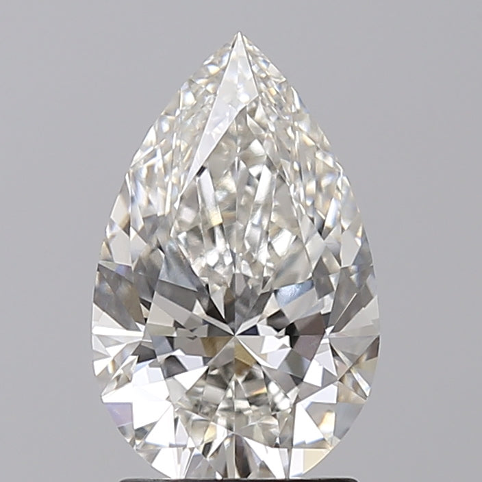 2.00 Carat Pear Cut Lab Grown Diamond VS1 H
