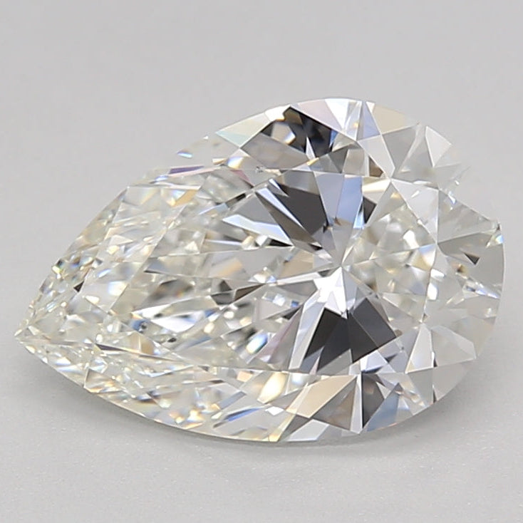 2.00 Carat Pear Cut Lab Grown Diamond VS2 F