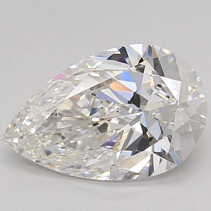 2.00 Carat Pear Cut Lab Grown Diamond VS2 F
