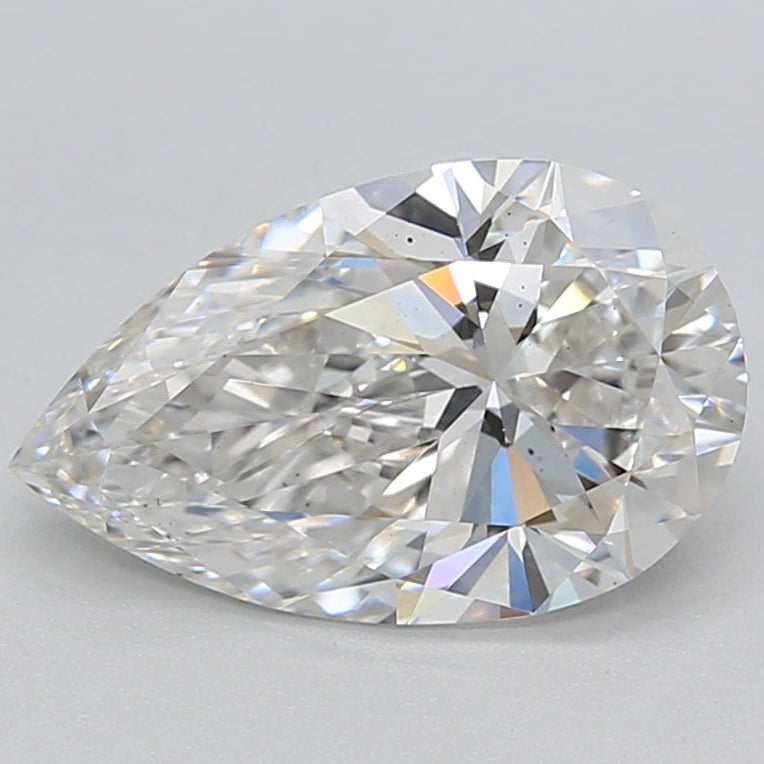 2.00 Carat Pear Cut Lab Grown Diamond VS2 G