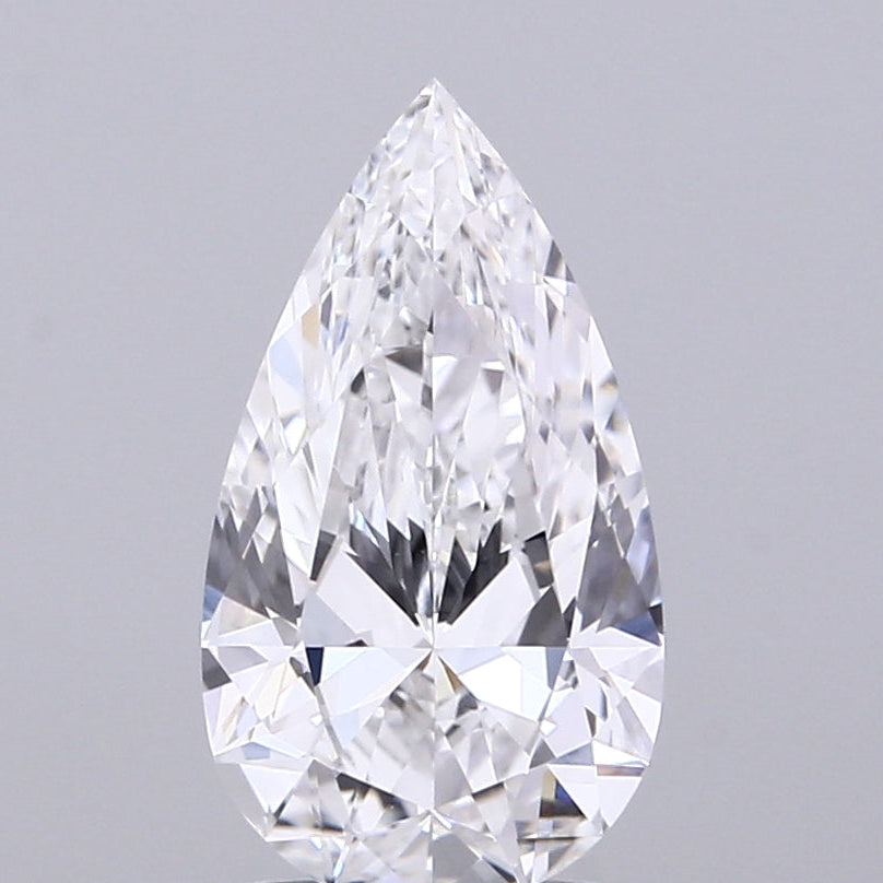 2.00 Carat Pear Cut Lab Grown Diamond VVS1D