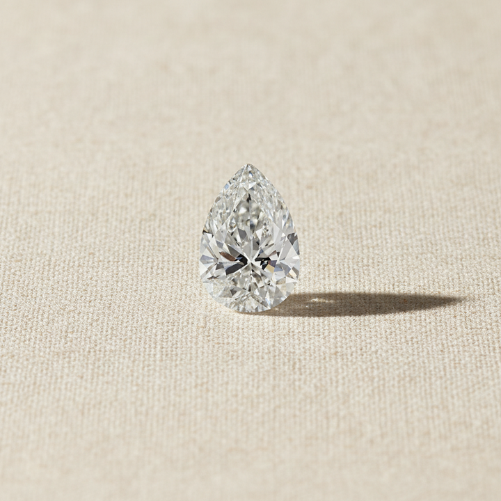 2.00 Carat Pear Cut Lab Grown Diamond VVS1 F Color IGI Certified
