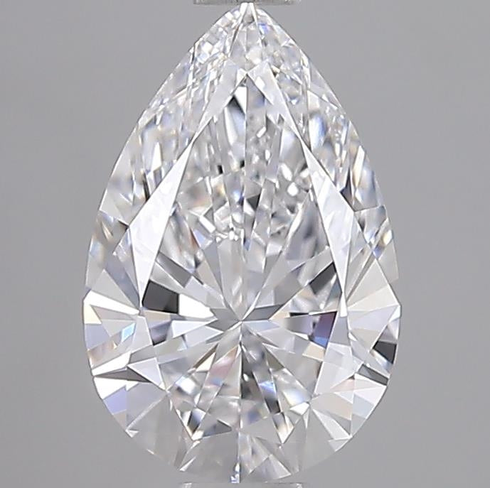 Diamante cultivado en laboratorio de pera de 2,00 quilates VVS2 D