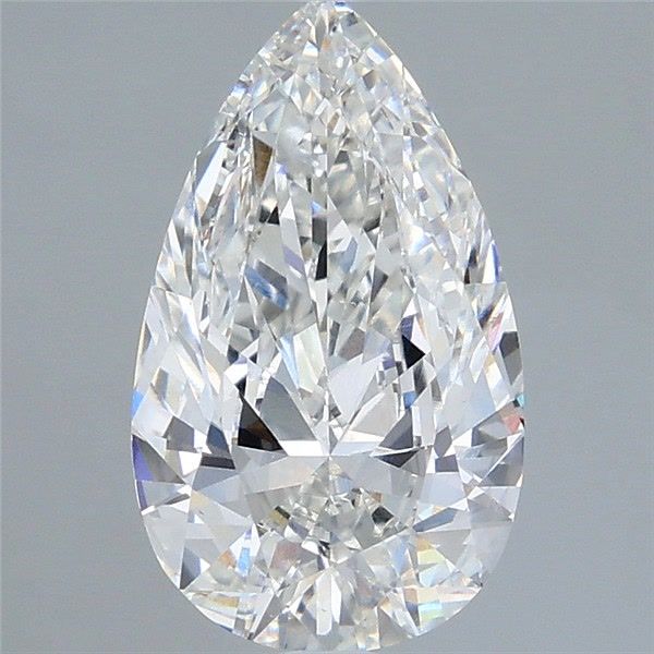 Diamante cultivado en laboratorio de pera de 2,00 quilates VVS2 F