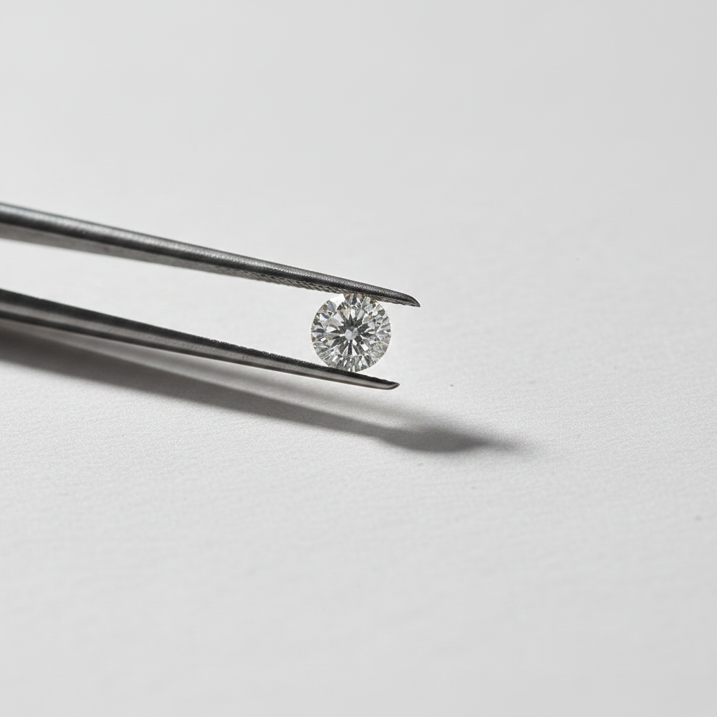 Diamante cultivado em laboratório com lapidação portuguesa de 2,00 quilates, VS1/D
