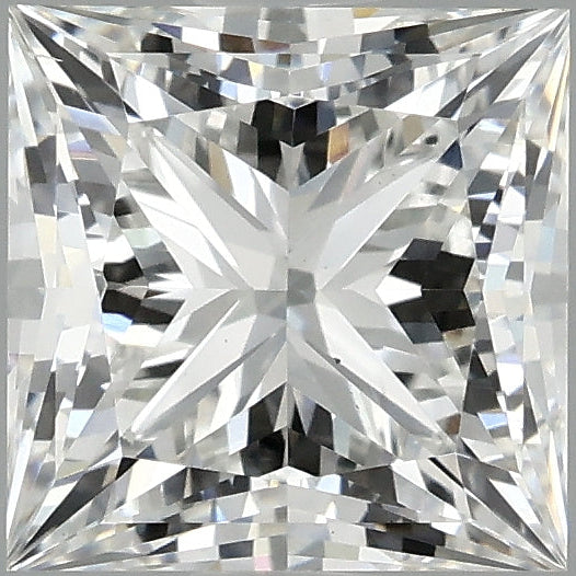 2,00 Karat Princess Lab Grown Diamond VS2 F