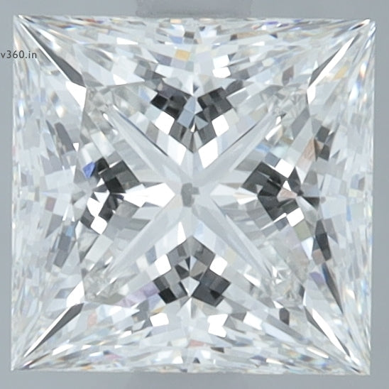 2.00 Carat Princess Lab Grown Diamond VVS2 E