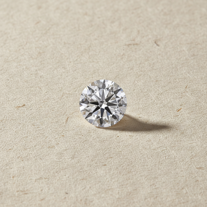 Diamante redondo cultivado en laboratorio de 2,00 quilates, VS1/D