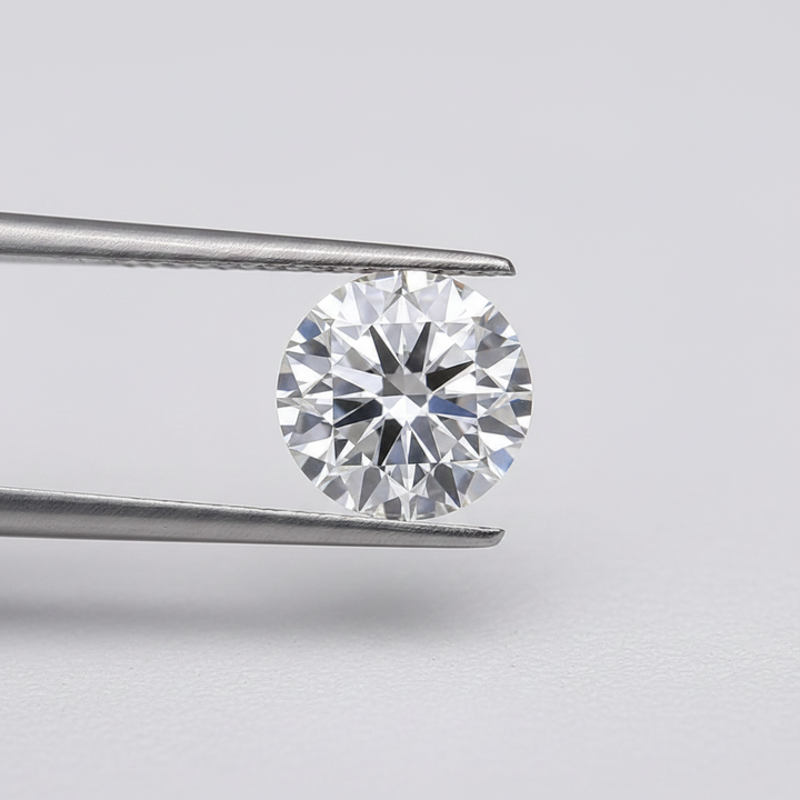 Diamante redondo cultivado en laboratorio de 2,00 quilates, VS1/D